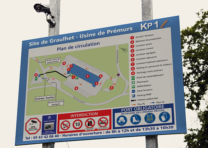 Plan site usine