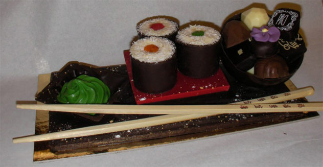 chocolat sushis spécial nouvel an chinois